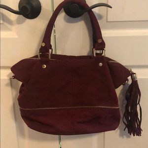 Maroon Deux Lux purse